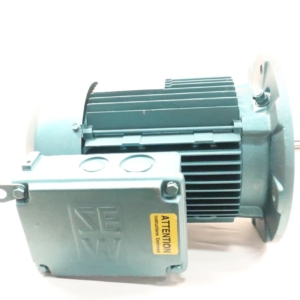 DFT100L4-KS SEW Eurodrive MOTOR, S1, IE3 CLASS, NEMA A, 3.7 KW, 5 HP, 4758 RPM, 14.30 / 7.20 AMP, 230/460 VAC, 60 HZ, TOP COAT RAL5001 GREEN BLUE