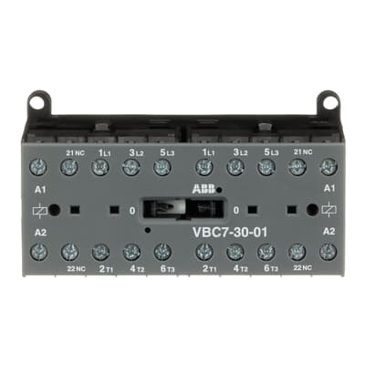 GJL1313901R0011 ABB - VBC7-30-01-01 Mini contactors 24 V DC - 3 NO - 0 NC - Screw Terminals, GJL1313901R0011 ABB - VBC7-30-01-01