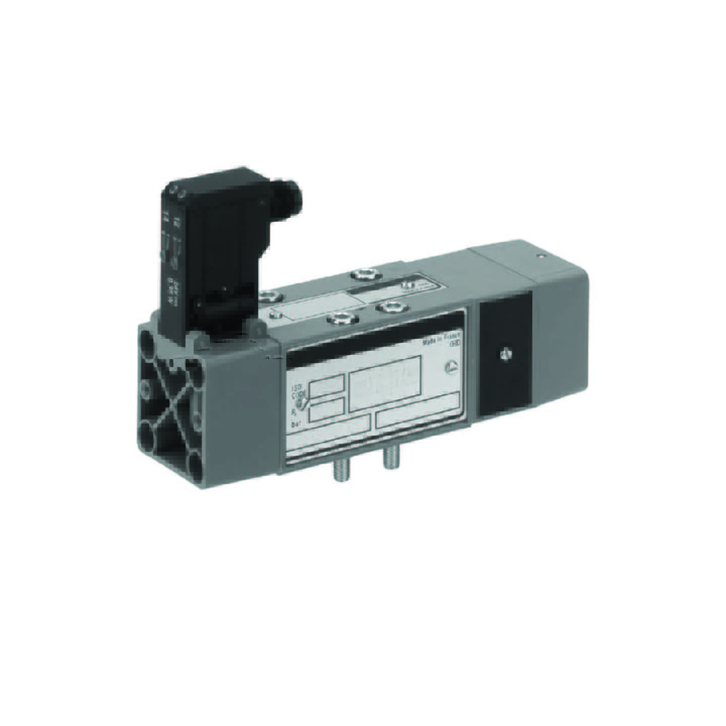 0820024116 Aventics - WV ISO1 5/2 24V Pneumatic directional valve 0820024116, DISTRIBUTEUR ELECT WV ISO1 5/2 24V-