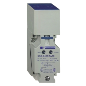 XS8C40PC440 Telemecanique Inductive sensor XS8 40x40x117 - plastic - Sn20mm - 12..48VDC - terminals
