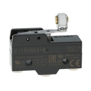 Z-15GW49-B Omron BASIC SWITCH, ROLLER HINGE, 15A, 125,250,480VAC