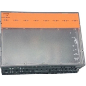 ST1Y16-TE2 Mitsubishi Digital output remote plug-in remote unit module - Mitsubishi Electric (MELSEC ST series) - 16I/O [16DO (16 x digital outputs (24Vdc; Source; 500mA))] - Plugs onto a base module mounting