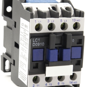 LC1D0910F7 Telemecanique CONTACTOR, 3 POLE, 3 PHASE, 9 AMP, 600V, 0.5-2 HP @ 240V, 0.5-5 HP @ 480V, 7.5 HP @ 600V, 1 N/O AUX CONTACT, 110 VAC 50/60 HZ COIL