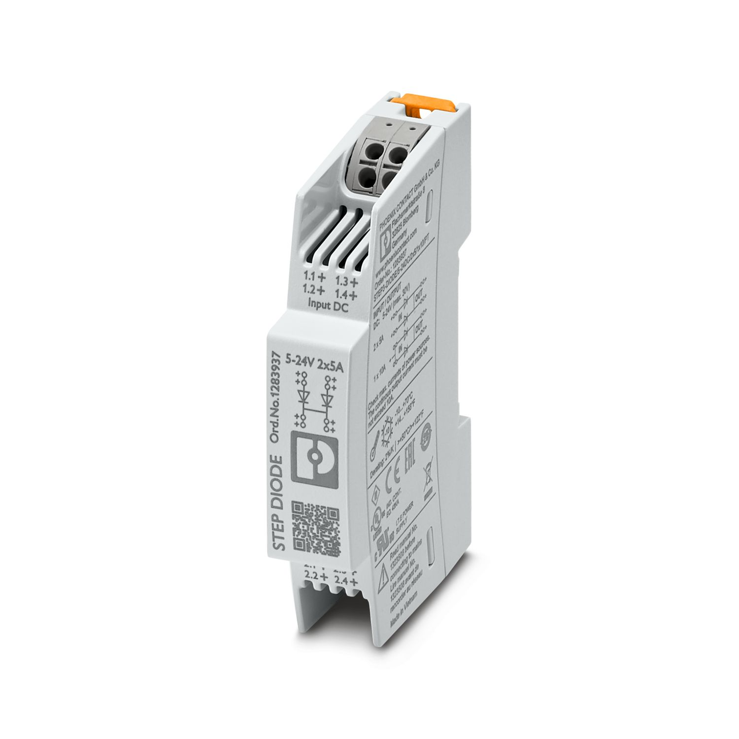 1283937 Phoenix Contact Redundancy module, STEP POWER series power supplies