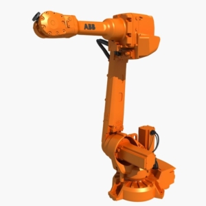 IRB 2600 M2004 ABB ABB IRB 2600 M2004 welding robot island was produced in 2003. The welding robot is used, for example, for spot or arc welding. The machine works with maximum precision and, thanks to its low weight and compact design, is able to significantly reduce cycle times by up to 25%. The industrial robot arm has a payload of 12 kg and an outreach of 1 .85 m, which makes it able to access machines and work without colliding with other equipment. The robot works in automatic mode, while loading occurs manually. The machine has 6 axes with movement ranges of +180° / -180° (axis 1), +155° / -95° (axis 2), +75° / -180° (axis 3), +400° / -400° (axis 4), +120° / -120° (axis 5) and +400° / -400° (axis 6).