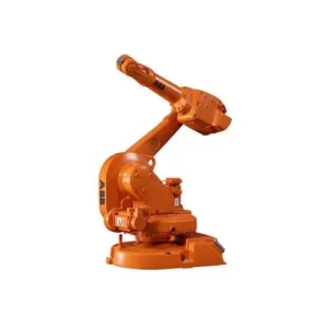 IRB 1600 M2004 ABB 6-axis industrial robot suitable for machine tending, material handling, arc welding, cutting, distribution, assembly, palletizing and packaging, measuring, die casting, injection molding and small part handling of loads up to 6 kg and arm 1450 mm