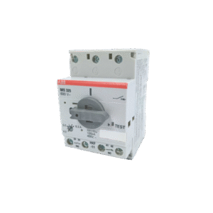1SAM150005R0009 ABB - MS325-6.3-HKF11 Manual Motor Starter, 54 mm width devices with a rated operational current of Ie = 6.3 A and a pre-assembled front mounted auxiliary contact HKF1-11