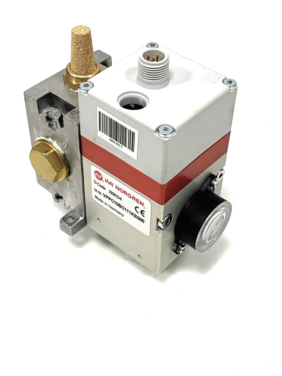 VPPC10BC111KE000 Norgren VPPC10 3-way proportional valve pressure controlled. Electronic closed loop control, 0-10BAR 0...10V