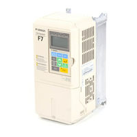 CIMR-F7Z40P7 Omron INVERTER DRIVE, 3 PHASE, 2.5 AMP INPUT, 380-480 VAC (50/60 HZ) INPUT, 2.1 AMP OUTPUT, 0-480 V (0-400 HZ) OUPUT, 1.6 KVA, 750 W