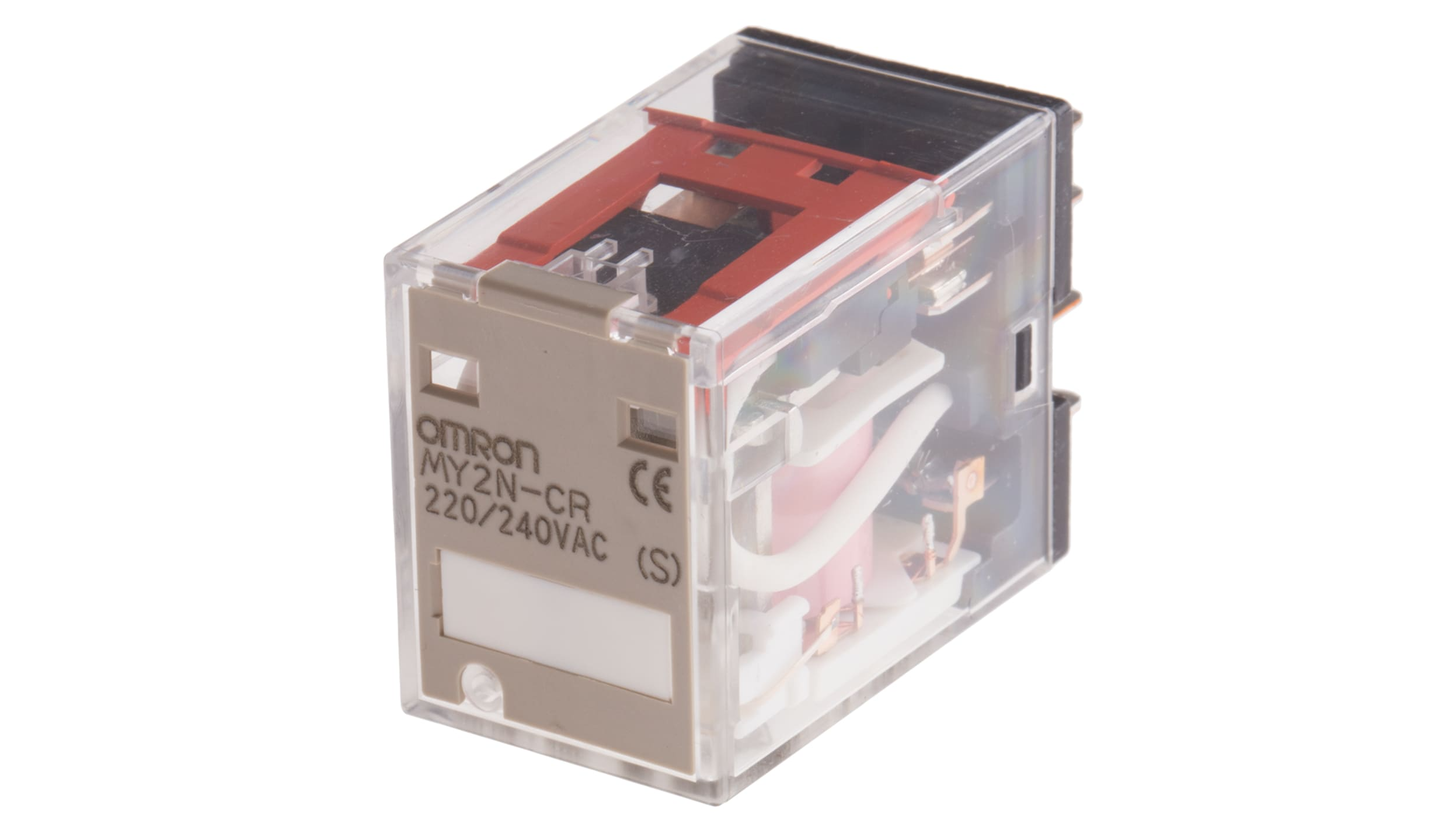 114098 Omron - MY2N-CR 220/240VAC PLUG IN POWER RELAY,DPDT,2 POLE,10 AMP,240 VAC COIL,250 VAC,30 VDC,1.1 W,2 KV,-55 TO +70 DEGREES C