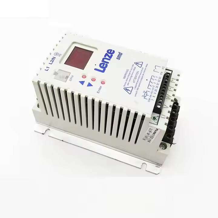 00460632 Lenze - ESMD371X2SFA FREQUENCY INVERTER, 1-3 PHASE, 1 ANALOG INPUT, 4 DIGITAL INPUTS, 0.37 KW, 5 AMP, 230-240 VAC, 0-230 V, 50/60 HZ