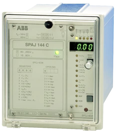 1MRS 750360-MBG ABB - SPAJ144C Combined overcurrent and earth-fault relay, 1MRS 750360-MBG ABB - SPAJ144C