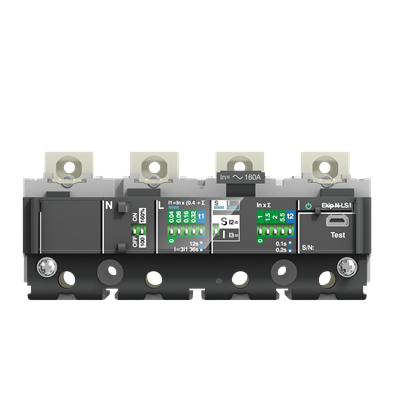 1SDA067333R1 ABB SOLID-STATE RELEASE FOUR-POLE IN AC EKIP DIP LS/I R 160 XT2 FULLY RATED NEUTRAL. Ekip Dip LS/I In=160A XT2 4p InN=100%.