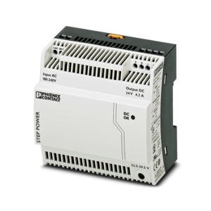 2868664 Phoenix Contact - STEP-PS/ 1AC/24DC/4.2 Primary-switched STEP POWER power supply for DIN rail mounting, input: 1-phase, output: 24 V DC/4.2 A