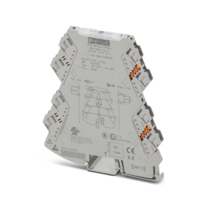 2902029 Phoenix Contact - MINI MCR-2-U-I4 3-way signal conditioner with plug-in connection technology for the electrical isolation of analog signals. Input signal: 0 ... 10 V, output signal: 4 ... 20 mA, screw connection technology