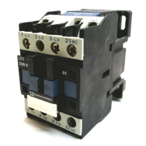 LC1D0901K7 Telemecanique CONTACTOR,3 POLE,3 PHASE,9 AMP,600V,0.5-2 HP @ 240V,0.5-5 HP @ 480V,7.5 HP @ 600V,1 N/C AUX CONTACT,100 VAC 50/60 HZ COIL