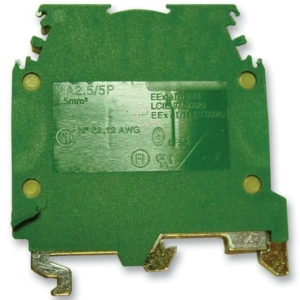 16548827 ABB TERMINAL BLOCK, DIN RAIL, 2POS, 6AWG, NO. OF POSITIONS:2WAYS, WIRE SIZE AWG MIN:22AWG, WIRE SIZE AWG MAX:12AWG, CONDUCTOR AREA CSA:2.5MM2, WIRE CONNECTION METHOD:SCREW, RATED CURRENT, RATED VOLTAGE, NO. OF LEVELS:1, PRODUCT ROHS COMPLIANT: YES