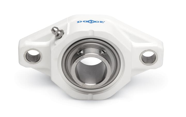136713 ABB - F2B-SCEZ-104S-PSS WASHDOWN BALL BEARING,2-BOLT FLANGE HOUSING,POLYMER,F2B-SCEZ-104S-PSS