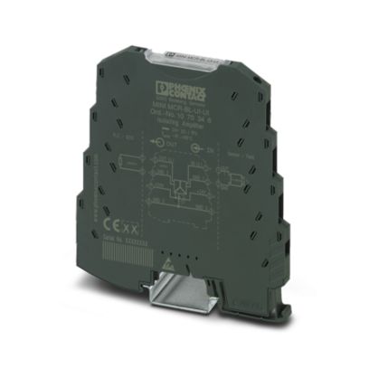 1070346 Phoenix Contact - MINI MCR-BL-UI-UI 3-way galvanic isolator for galvanic isolation of analog signals, input/output configurable via DIP switch, with screw connection, standard configuration