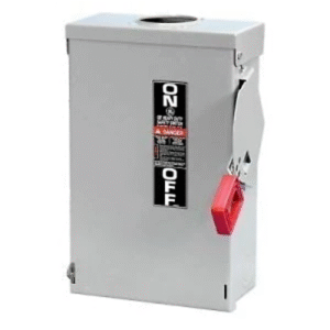 THN3361 General Electric SAFETY SWITCH,THN SERIES,30 AMP,3 POLE,600 VAC,NON-FUSE,NEMA1,HEAVY DUTY