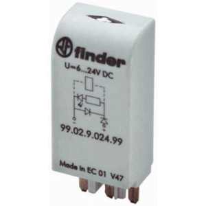 99.02.9.220.99 Finder LED diode 99.02.9.220.99, for use with 90.02 socket, 90.03 socket, 92.03 socket,