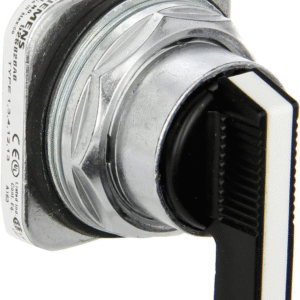 US2:52SB2BAB Siemens - 52SB2BAB Metal, selector switch Maintained, long lever Position, B Cam 3 position Operator only white insert Non-Illuminated
