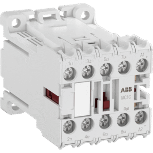 1SAL102129R9911 ABB - MC1CB00ARWDD-RAIL MC1CB00ARWDD-RAIL Mini Contactor 17 ... 30 V DC - 2 NO - 2 NC - Ring-Tongue Terminals