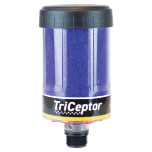 934331T Parker Parker Vented Filling Filter, 3μm, Ø Cap 104mm, Blue Polycarbonate