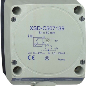 XSDC607139 Telemecanique INDUCTIVE SENSOR, XSD, 80X80X40, PLASTIC, SENSING DISTANCE: 60MM, 12-48 VDC, SCREW CLAMP TERMINALS, IP67 DEGREE OF PROTECTION, DISCRETE OUTPUT, FIXED BODY TYPE, FRONTAL DETECTION