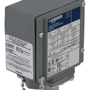 9012-GKW-5 Telemecanique Pressure switch 9012G, fixed scale, 2 thresholds, 3.0 to 150 PSIG