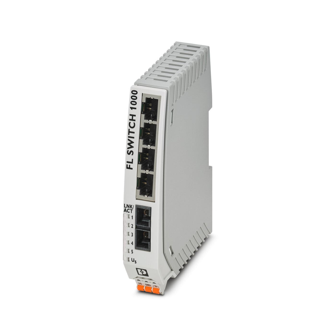 1085214 Phoenix Contact - FL SWITCH 1004N-FX SM Unmanaged Switch 1000, 4 RJ45 ports 10/100 Mbps, 1 SC single mode 100 Mbps, PROFINET Conformance-Class A