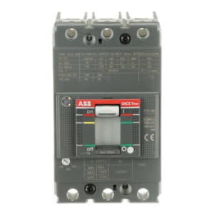 1SDA067398R1 ABB - XT1C 160 TMD 125-1250 3p F F XT1C molded automatic circuit breaker - Icu breaking capacity (415V) = 25kA - 160A- TMD thermomagnetic protection release with adjustable thermal threshold and fixed magnetic 125-1250 3-pole fixed with front terminals.