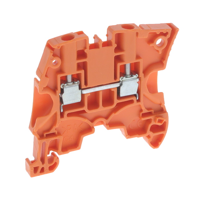 1SNK505030R0000 TE Connectivity Entrelec Feed-Through Terminal Block, Orange, Single Level, 32A
