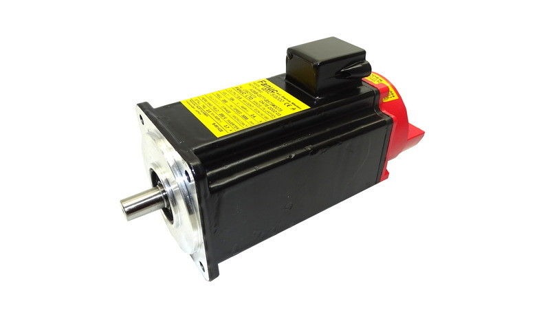A06B-0376-B575 Fanuc SERVO MOTOR, AC MOTOR, AC SERVO MOTOR AM2/3000 A64 STRAIGHT SHAFT, AC MOTOR TYPE AM2/3000, STRAIGHT SHAFT, A64 ENCODER, 131V AC, 2.4 AMP, 200 HZ, 3 PHASE, CNC