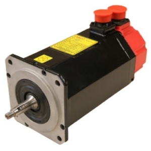 A06B-0128-B075 Fanuc AC SERVO MOTOR A6/3000 A64 PULSE CODER, ALPHA AC MOTOR MODEL A6/3000, TAPERED SHAFT, A64 PULSE ENCODER, 3000 RPM, 0.2 KW, 2.8 AMP, CNC