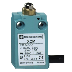 XCMA110 Telemecanique LIMIT SWITCH W/PLUNGER, 1.5AMP, 240VAC, 1M CABLE