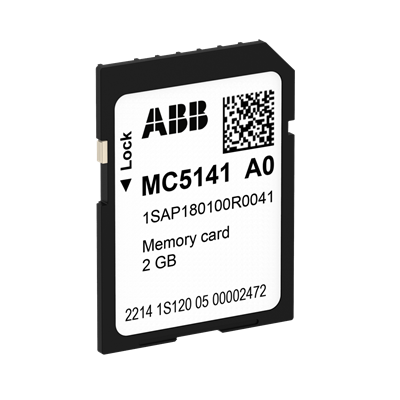 1SAP180100R0041 ABB - MC5141 Memory card. 2 GB. For high requirements and XC applications (MC5141)