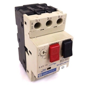 GV2M05 Telemecanique MOTOR CIRCUIT BREAKER,GV2-M,THERMAL MAGNETIC,PUSHBUTTON CONTROL,0.63-1 AMP RANGE