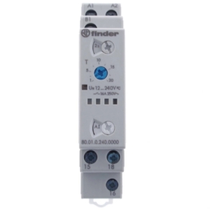 80.01.0.240.0000 Finder MULTI-FUNCTION, MULTI-VOLTAGE TIMER, 8 AMP, MAX 250 VAC