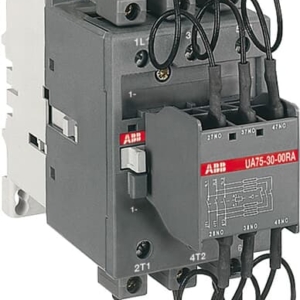 1SBL371024R8400 ABB - UA63-30-00RA 110V 50Hz / 110-120V 60Hz UA63-30-00RA 110V 50Hz / 110-120V 60Hz Contactor. The UA63-30-00RA 110V 50Hz / 110-120V 60Hz is a 3-pole contactors for capacitor switching, can be used in installations in which the peak current far exceeds 100 times nominal rms current.