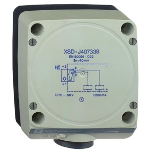 XSDH607339 Telemecanique INDUCTIVE PROXIMITY SENSORS XS, 58V 200 MA XS +OPTIONS, 80X80X40, PLASTIC, SN60MM, 12...48 VDC, TERMINALS