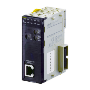 CJ1W-ETN21 Omron Ethernet unit 100Base-TX and 10 Base-T 1 x RJ45 socket TCP/IP & UDP/IP socket services FTP SMTP FINS