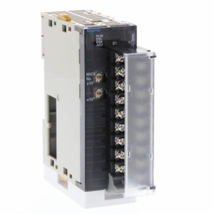 CJ1W-MAD42 Omron Special I/O Unit, analog I/O module, 4-input/2-output points at 1/80000 resolution, 1 ms/point conversion period, 18-point detachable terminal block, M3 screws, 580 mA at 5/DC