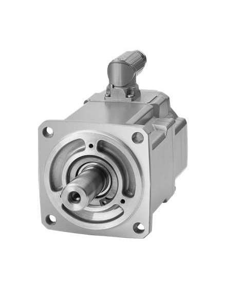 1FK2104-5AF10-0MA0 Siemens SIMOTICS S-1FK2 HD Servo motor M0=2.4 Nm PN = 0.75 kW at nN=3000 rpm (380-480 V) PN = 0.375 kW at nN=1500 rpm (200-240 V) With holding brake Degree of protection IP64 Cylindrical shaft D19x40 mm Absolute encoder 22-bit + 12-bit Multi-turn (encoder AM22DQC) With OCC interface Connector size M17, rotatable