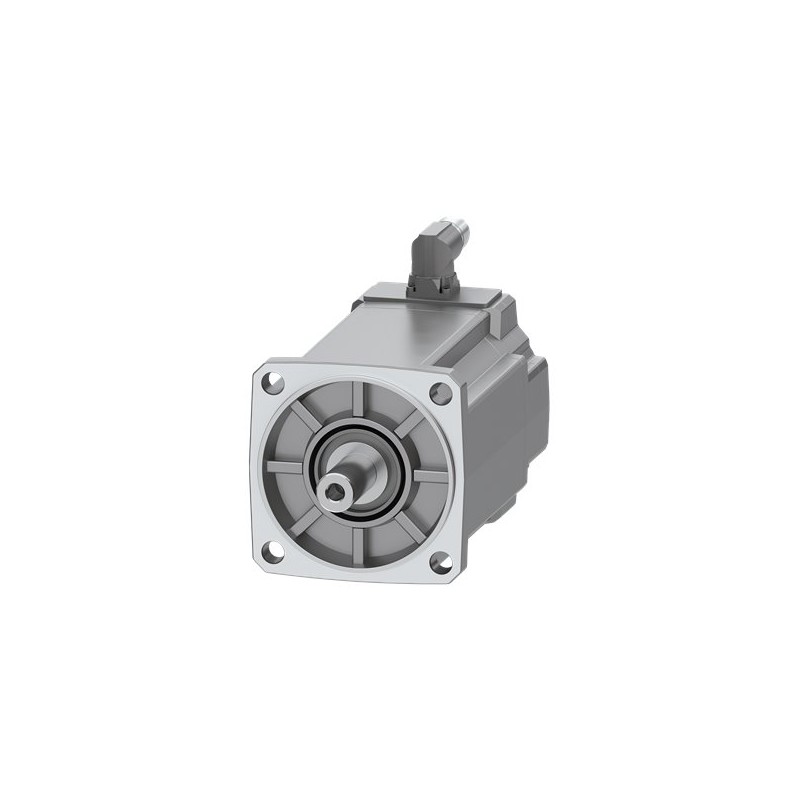 1FK2105-4AF01-0SA0 Siemens SIMOTICS S-1FK2 HD Servo motor M0=5 Nm; PN = 1.45 kW at nN=3000 rpm (380-480 V); PN = 0.79 kW at nN=1500 rpm (200-240 V); Degree of protection IP65; Cylindrical shaft D19x40 mm; Absolute encoder single-turn 22-bit (encoder AS22DQC); With OCC interface; Connector size M17, rotatable;