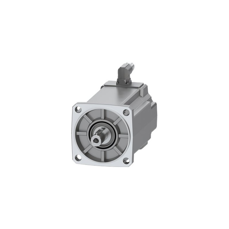 1FK2105-4AF01-1MA0 Siemens SIMOTICS S-1FK2 HD Servo motor M0=5 Nm; PN = 1.45 kW at nN=3000 rpm (380-480 V); PN = 0.79 kW at nN=1500 rpm (200-240 V); Degree of protection IP65; Shaft D19x40 mm with feather key; Absolute encoder 22-bit + 12-bit Multi-turn (encoder AM22DQC); With OCC interface; Connector size M17, rotatable;