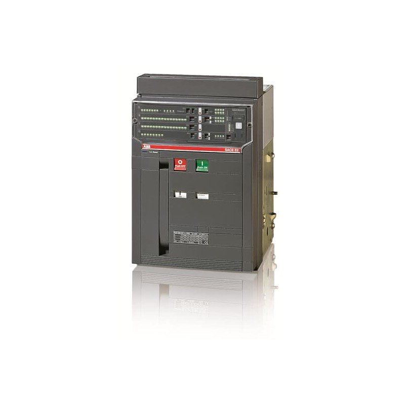 1SDA055889R1 ABB - E2N1600PR121 SACE EMAX CIRCUIT-BREAKER E2N 1600A THRE-POLE FIXED WITH TERMINALS REAR HORIZONTAL OVERCURRENT RELEASE PR121/P-LSI R1600 FITTED WITH: 4 AUXILIARY CONTACT AND C.BREAKER IN POSITION OPEN-CLOSED