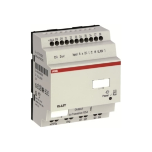 1SVR440710R0200 ABB - CL-LSR.CX12DC1 CPU logic module and inputs / outputs. CL-LSR.CX12DC1 Logical mode with clock and date display 12V c.c. with 8 digital inputs (2 analog 0-10V c.c.) and 4 relay outputs
