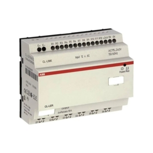 1SVR440721R1300 ABB - CL-LMT.C20DC2 CPU logic module and inputs / outputs. CL-LMT.C20DC2 Logical mode with clock and date 24V c.c. 12 digital inputs (4 analog 0-10V c.) 8 Transistor outputs (expandable) with display