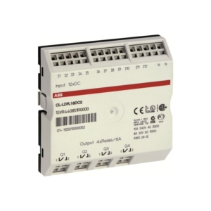 1SVR440853R0000 ABB - CL-LDR.16AC2 CPU logic module and inputs / outputs. CL-LDR.16AC2 Mod. Input / output 100-240V c.a. with 12 digital inputs and 4 relay outputs inputs / local outputs - Display System
